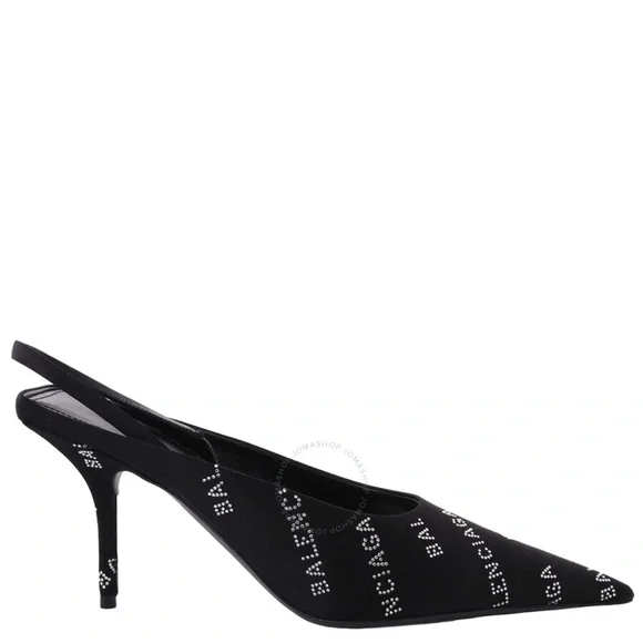 Balenciaga Women's Black Pointed Toe Shoes - Picture 6 of 7